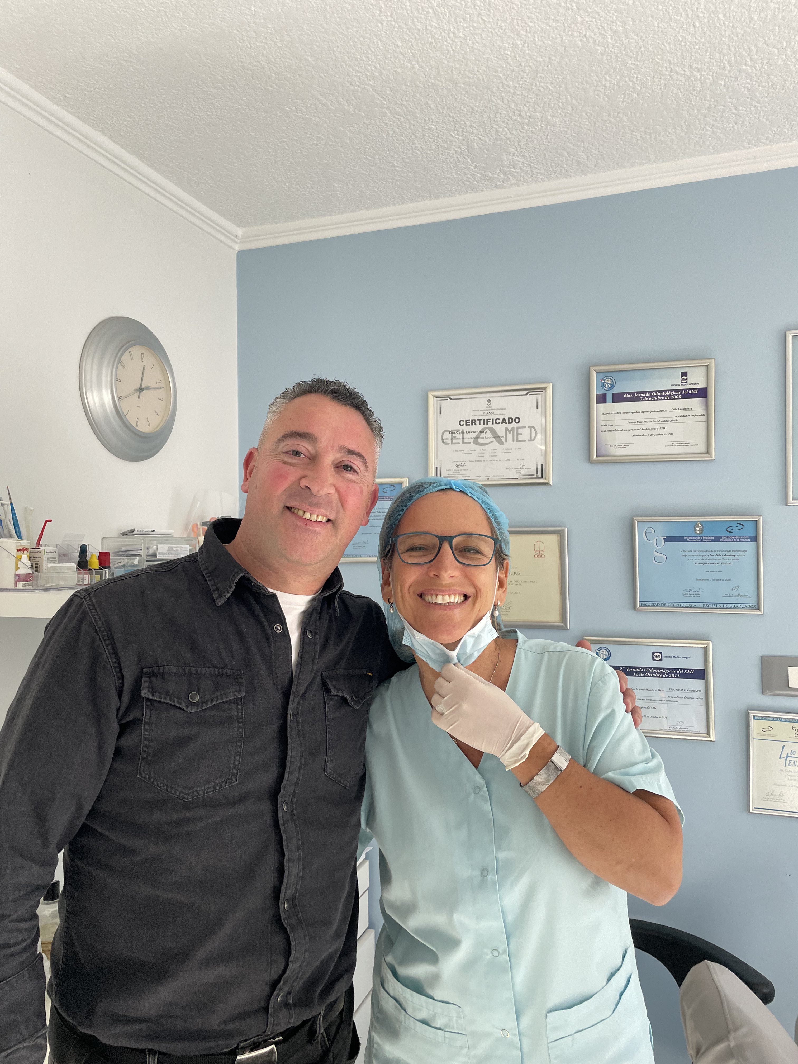 Paciente con tratamiento estético